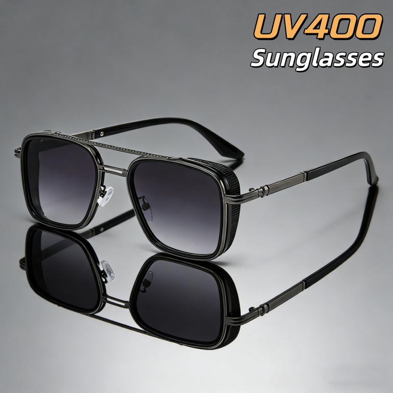Street Fashion Luxury - Óculos de Sol Retrô com Armação