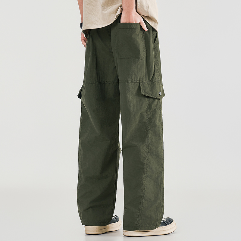 Cargo Pant Wide - Calças de Trabalho Masculinas de Verão