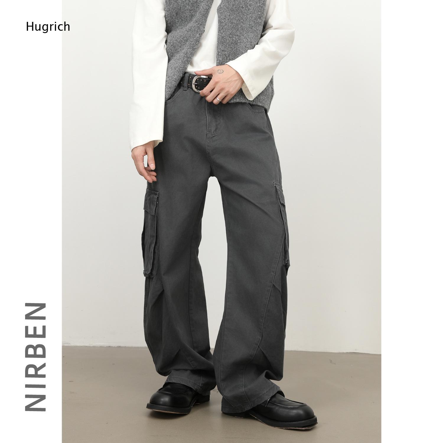 Cargo Pant Wide - Calças Cargo Masculinas Verde Militar com