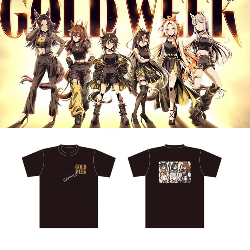 Street Fashion Week - Camiseta Uma Musume Pretty Derby GOLD