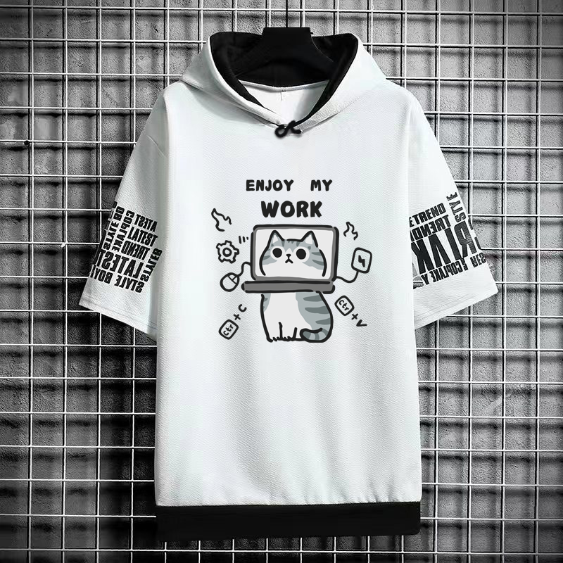 Graphic Hoodie Streetwear - Harajuku camiseta masculina com capuz feminino