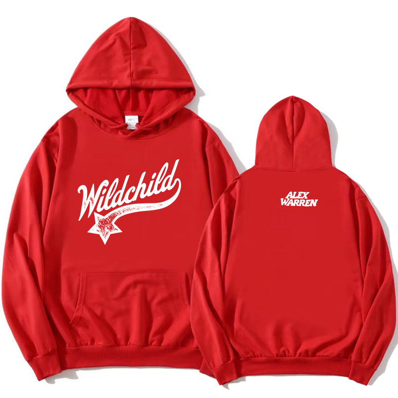 Graphic Hoodie Streetwear - Alex Warren WILDCHILD Hoodies de manga
