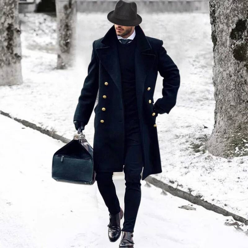 Street Fashion Taiwan - Nova Moda Inverno Casacos Masculinos Corta-Vento