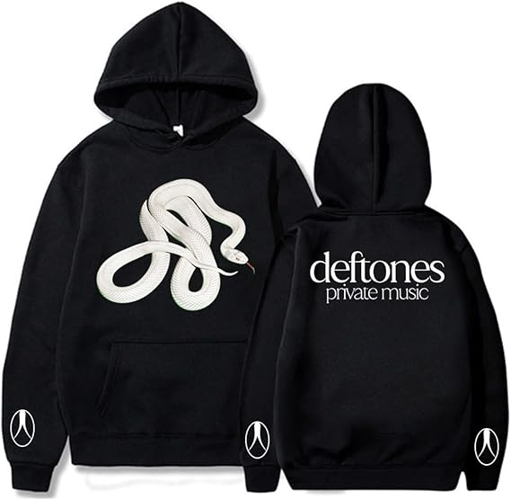 Graphic Hoodie Streetwear - Moletom com Estampa de Cobra Deftones