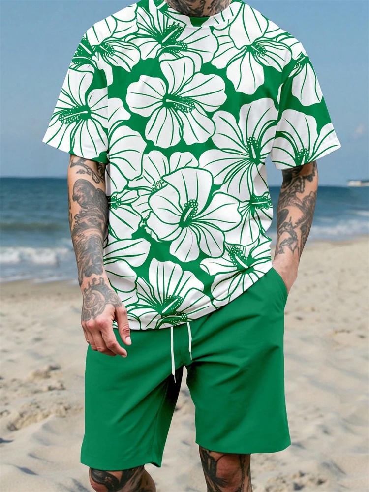 Street Fashion Style - Novo Terno Masculino 2026 com Estampas