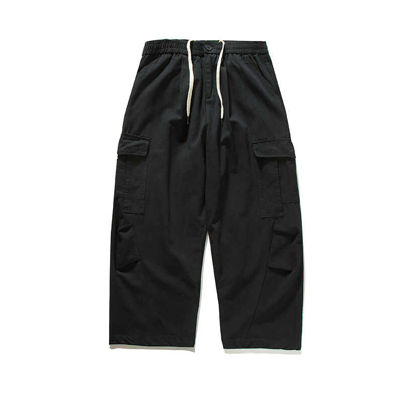 Homens streetwear moda vintage - Cargo Pant Wide avaliação e preço