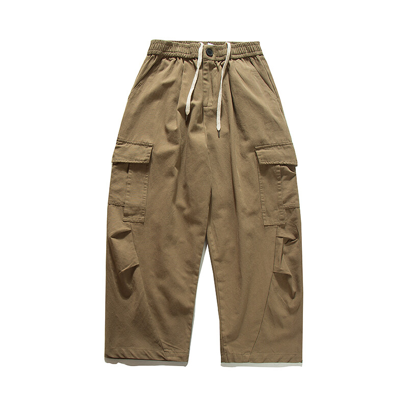 Homens streetwear moda vintage - Cargo Pant Wide avaliação e preço