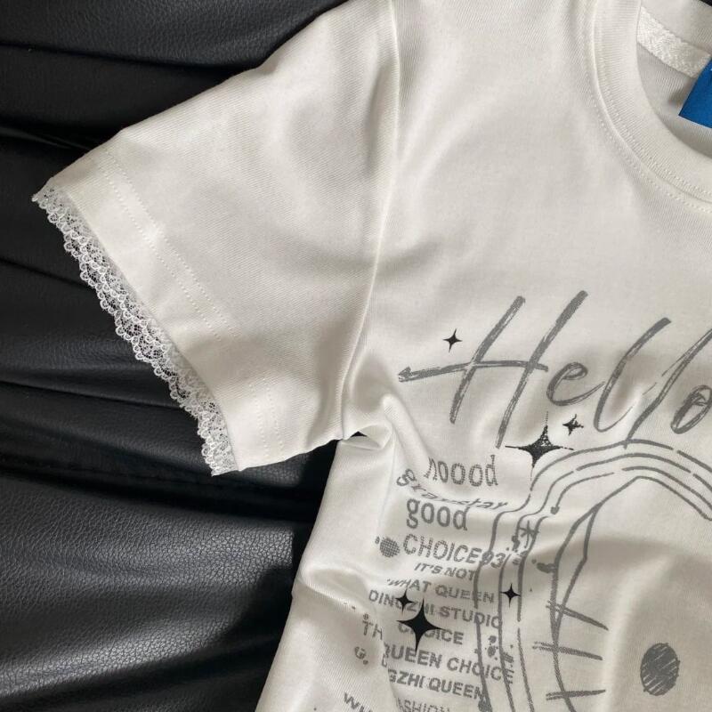 Camiseta Feminina de Verão Nov - Street Fashion Jersey avaliação e preço