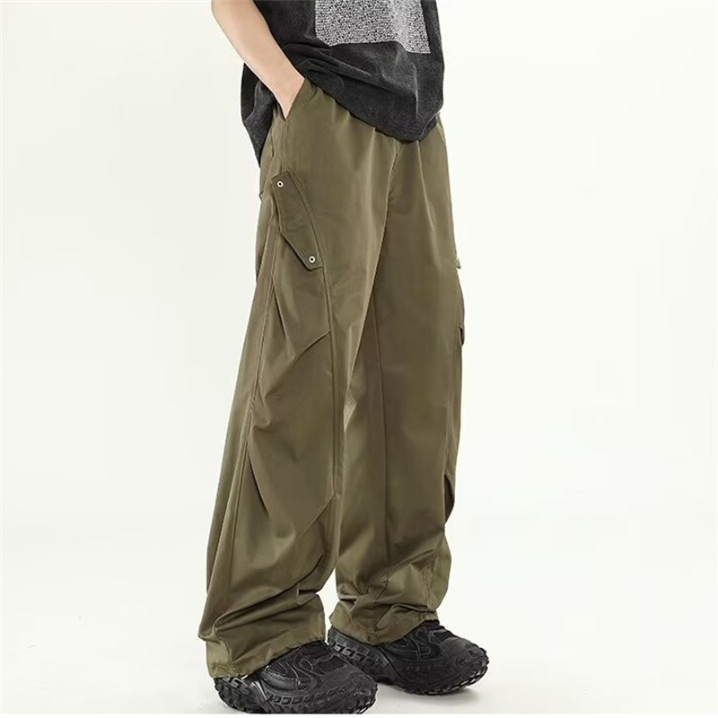Calças Cargo Pretas para Homen - Cargo Pant Wide avaliação e preço