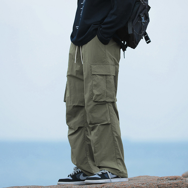 Calças Cargo Masculinas Soltas - Cargo Pant Wide avaliação e preço