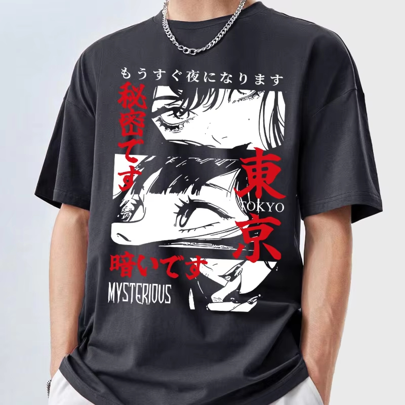 Camiseta Masculina com Estampa - Street Fashion In Tokyo avaliação e preço