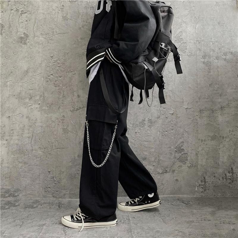 Calças Cargo Estilo Coreano Hi - Cargo Pant Wide avaliação e preço