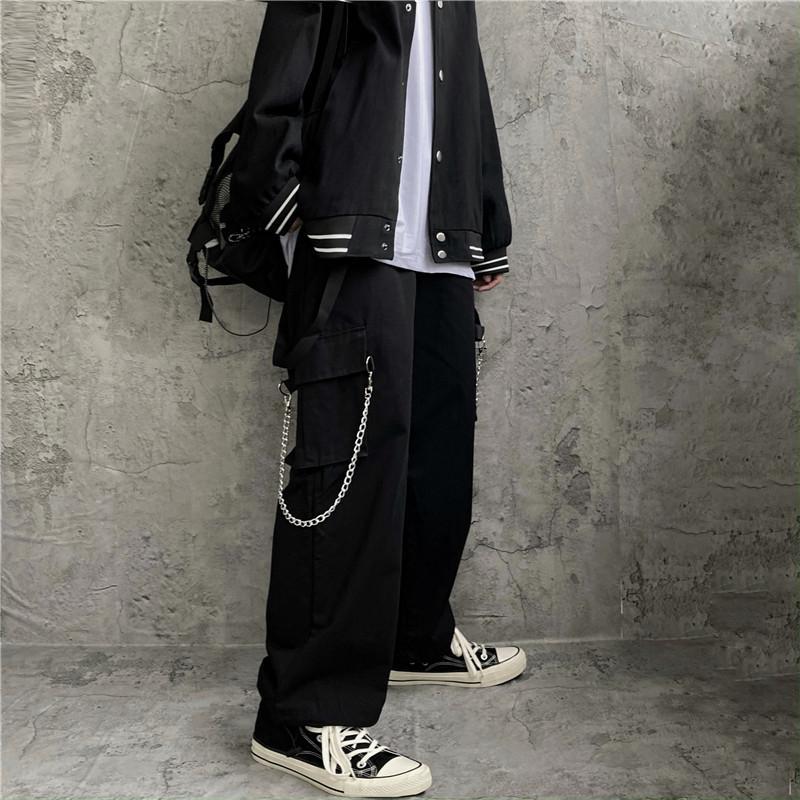 Calças Cargo Estilo Coreano Hi - Cargo Pant Wide avaliação e preço