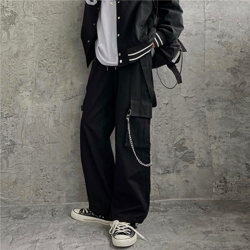Calças Cargo Estilo Coreano Hi - Cargo Pant Wide avaliação e preço