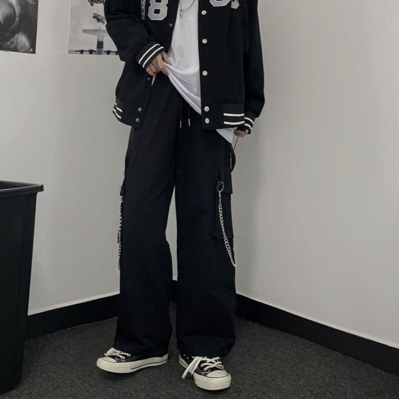 Calças Cargo Estilo Coreano Hi - Cargo Pant Wide avaliação e preço