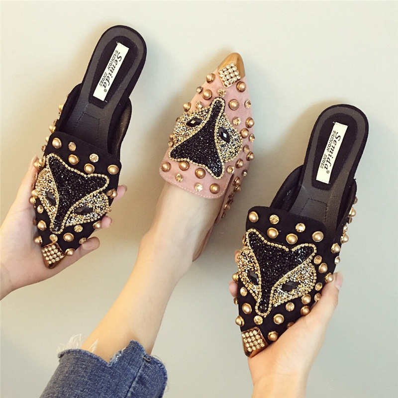 2026 Mules Femininas com Stras - Street Fashion Luxury avaliação e preço