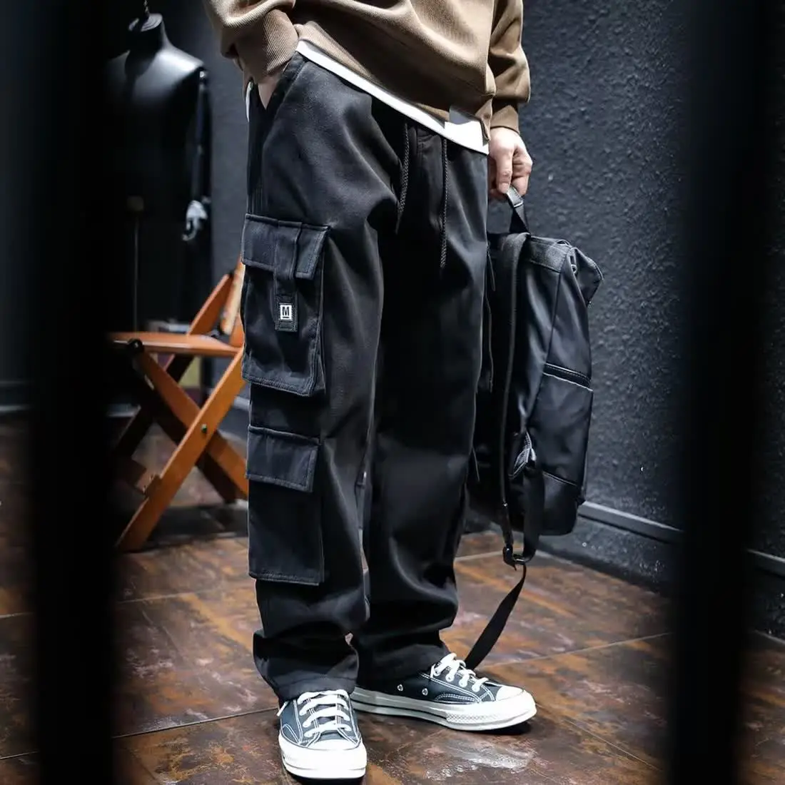 Calças largas multi bolso home - Cargo Pant Wide avaliação e preço