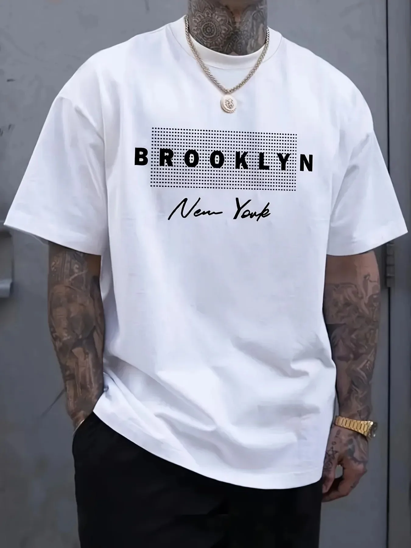 Camiseta Masculina com Estampa - Street Fashion In New York avaliação e preço
