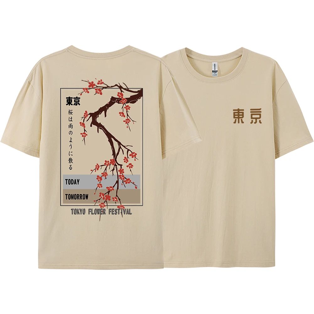 Camiseta do Festival de Flores - Street Fashion In Tokyo avaliação e preço