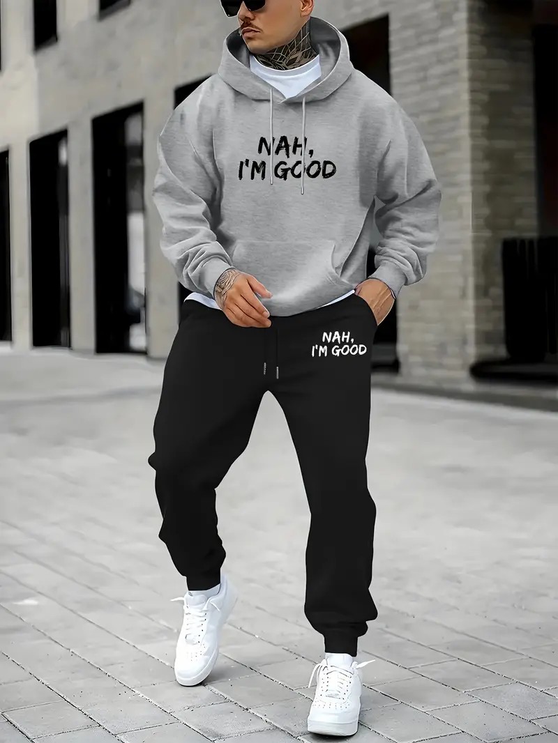 Conjunto de Moletom Masculino  - Street Fashion Style avaliação e preço