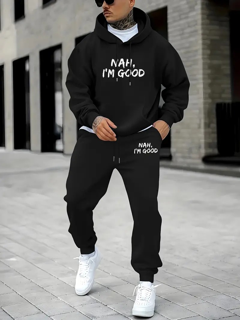 Conjunto de Moletom Masculino  - Street Fashion Style avaliação e preço