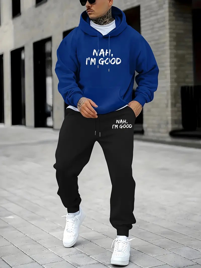 Conjunto de Moletom Masculino  - Street Fashion Style avaliação e preço