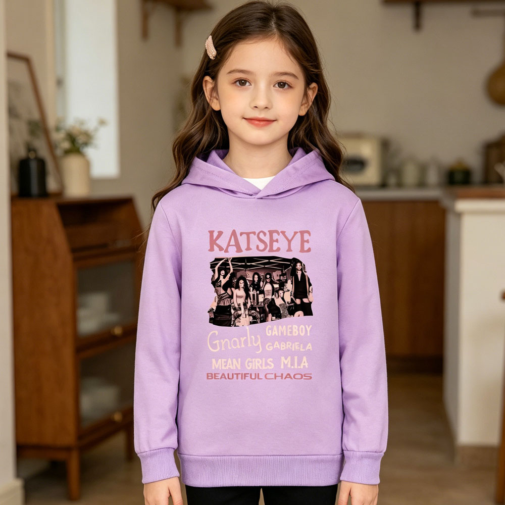 Moletom Infantil KATSEYE para  - Graphic Hoodie Streetwear avaliação e preço