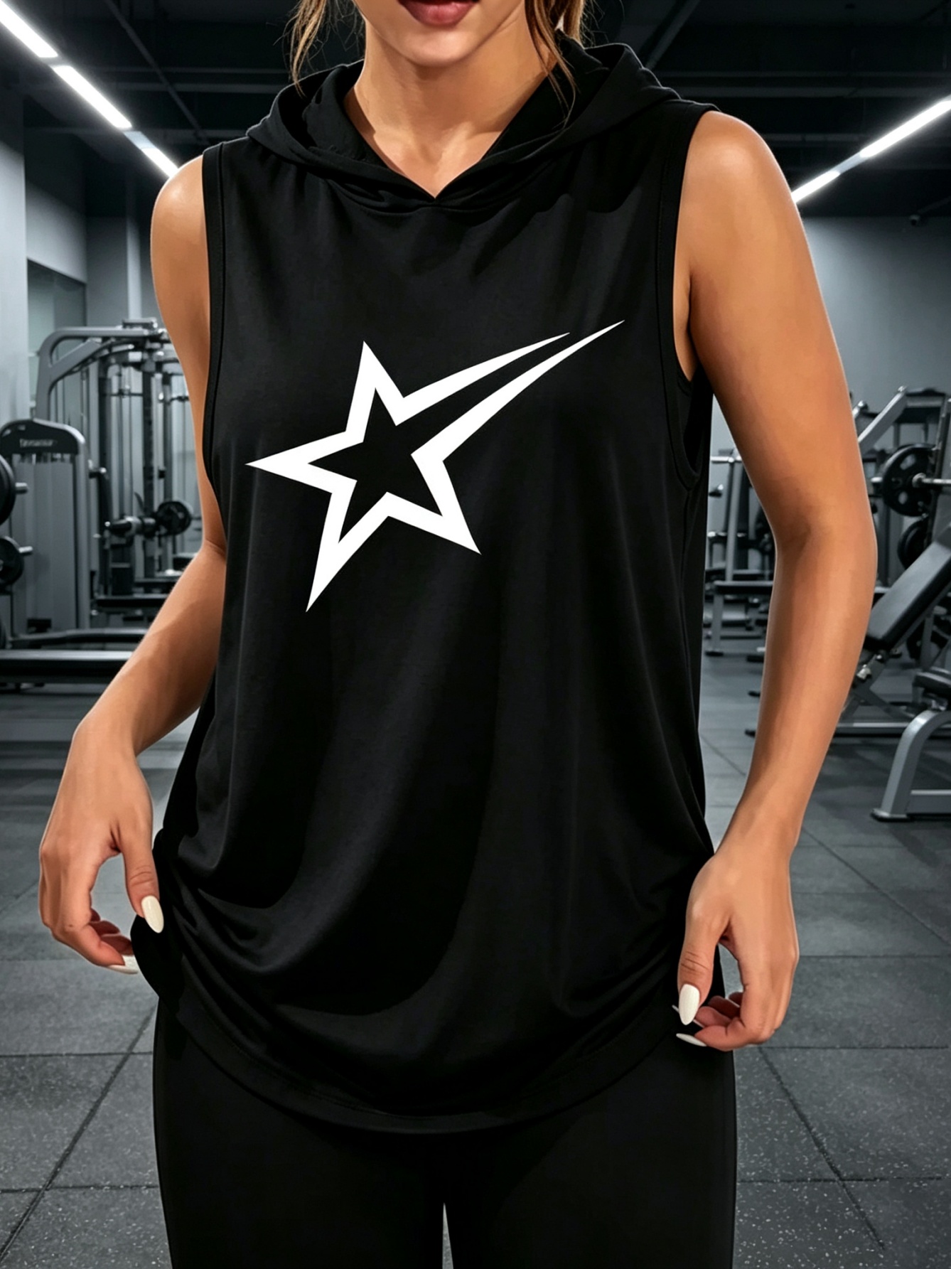 Camiseta Regata Unissex com Ca - Graphic Hoodie Streetwear avaliação e preço