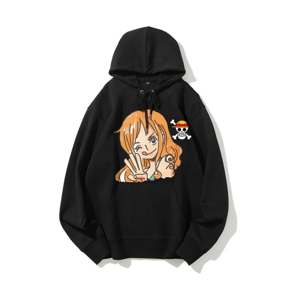 Uma peça nami anime hoodie das - Graphic Hoodie Streetwear avaliação e preço