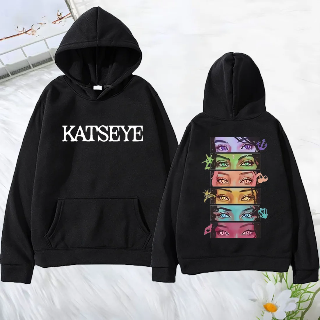 Coreano menina grupo katseye g - Graphic Hoodie Streetwear avaliação e preço