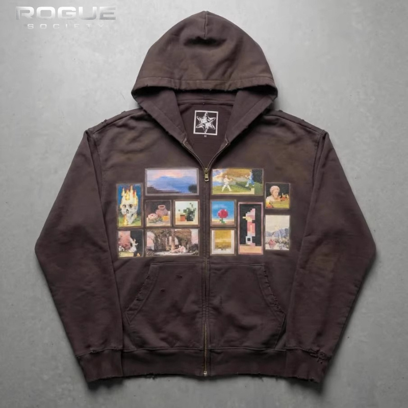 Hoodie Cropped Masculino com E - Graphic Hoodie Streetwear avaliação e preço