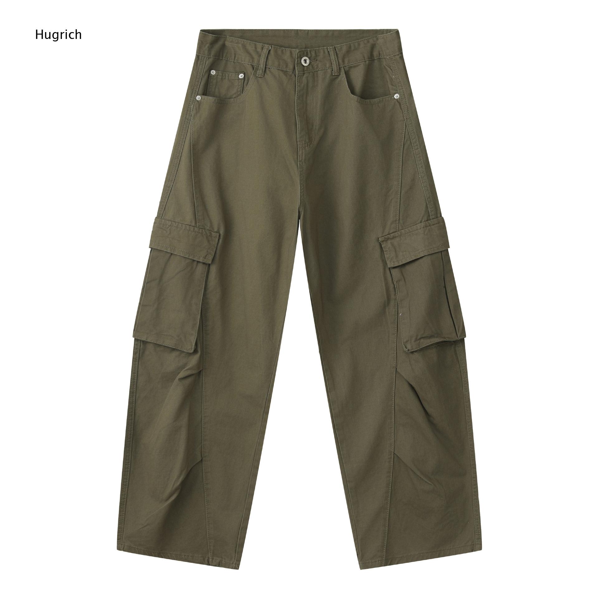 Calças Cargo Masculinas Verde  - Cargo Pant Wide avaliação e preço