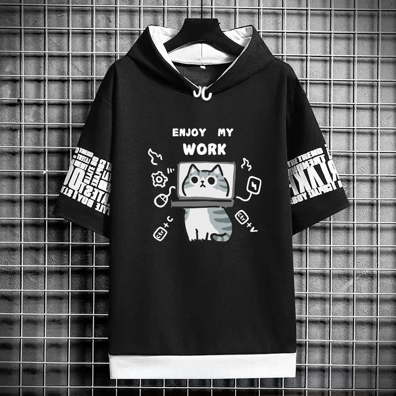 Harajuku camiseta masculina co - Graphic Hoodie Streetwear avaliação e preço