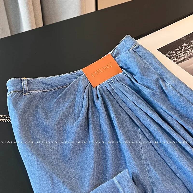 Calça Jeans Feminina Wide Leg  - Street Fashion Taiwan avaliação e preço