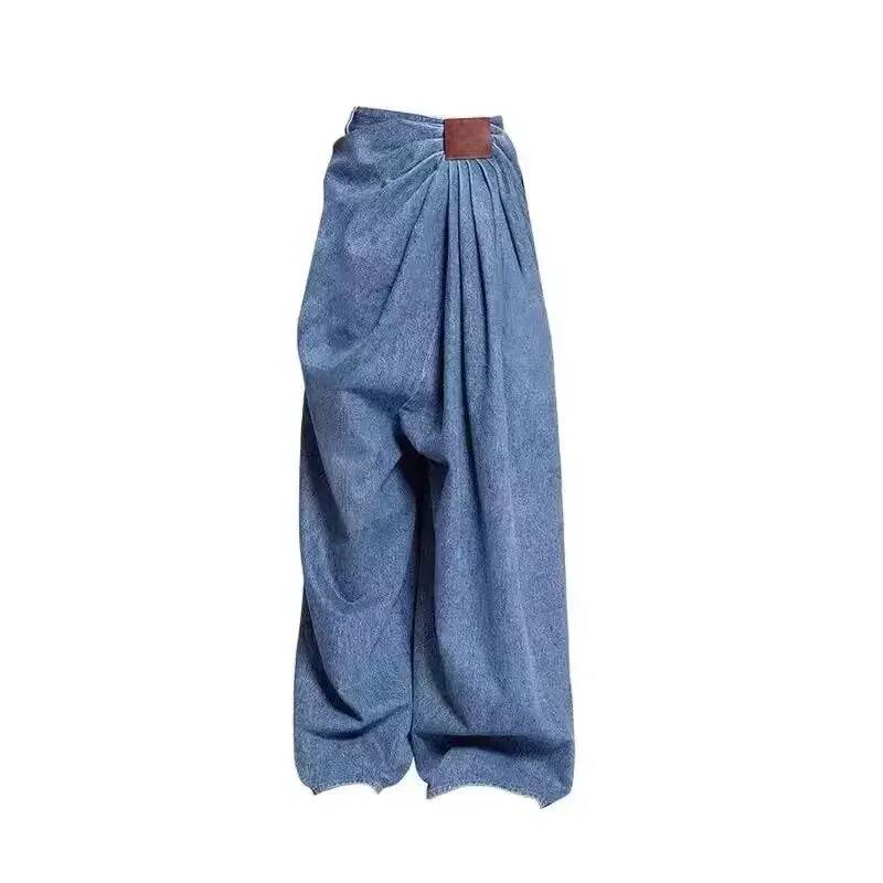 Calça Jeans Feminina Wide Leg  - Street Fashion Taiwan avaliação e preço