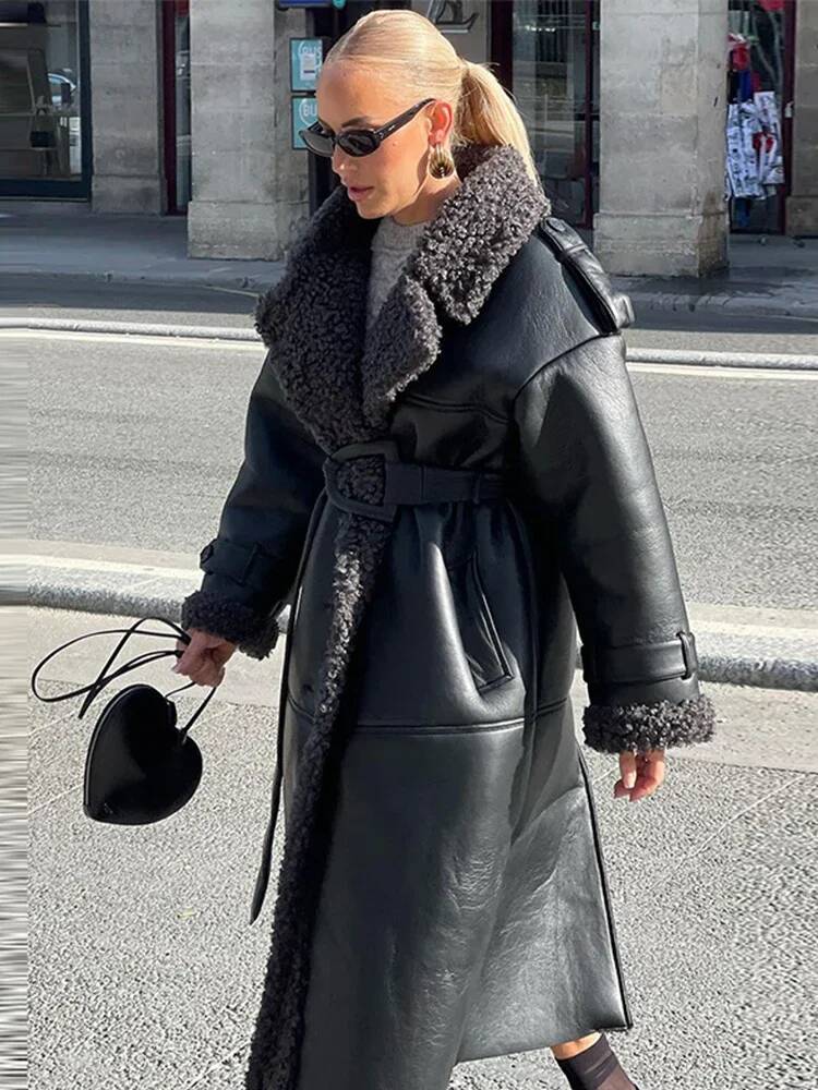 Jaqueta Feminina de Couro Sint - Street Fashion Taiwan avaliação e preço