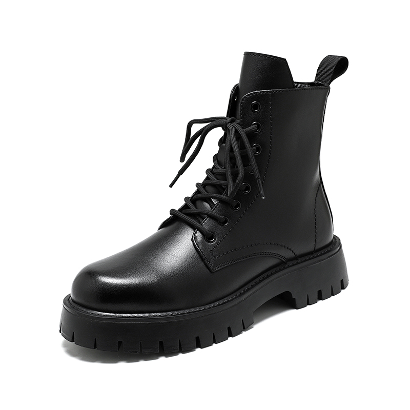 Botas de Couro Genuíno de Luxo - Street Fashion Luxury avaliação e preço