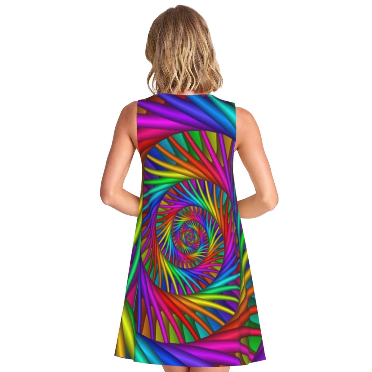 Vestido Feminino Sem Mangas co - Queen Street Fashion avaliação e preço
