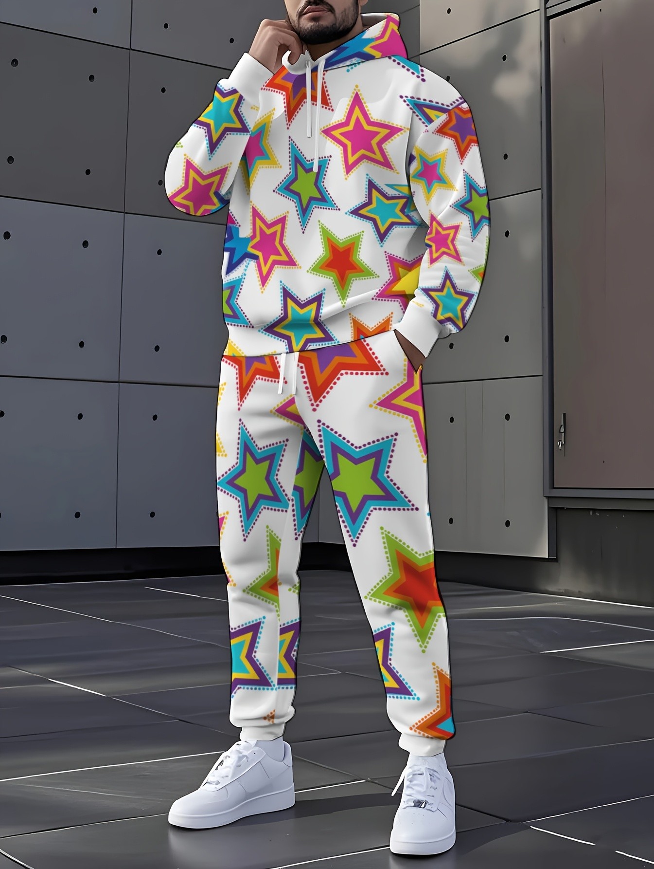 Conjunto de Moletom Masculino  - Street Fashion Style avaliação e preço
