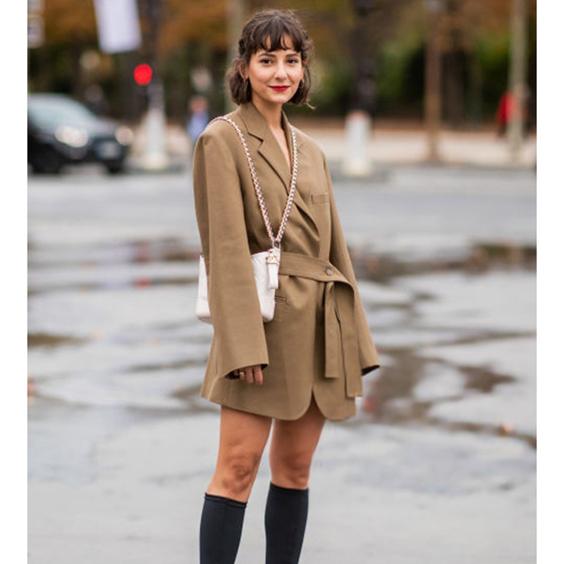 Vestido Midi Chique Cáqui Esti - Street Fashion Week avaliação e preço