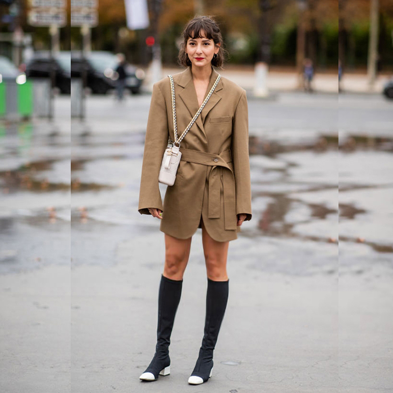 Vestido Midi Chique Cáqui Esti - Street Fashion Week avaliação e preço