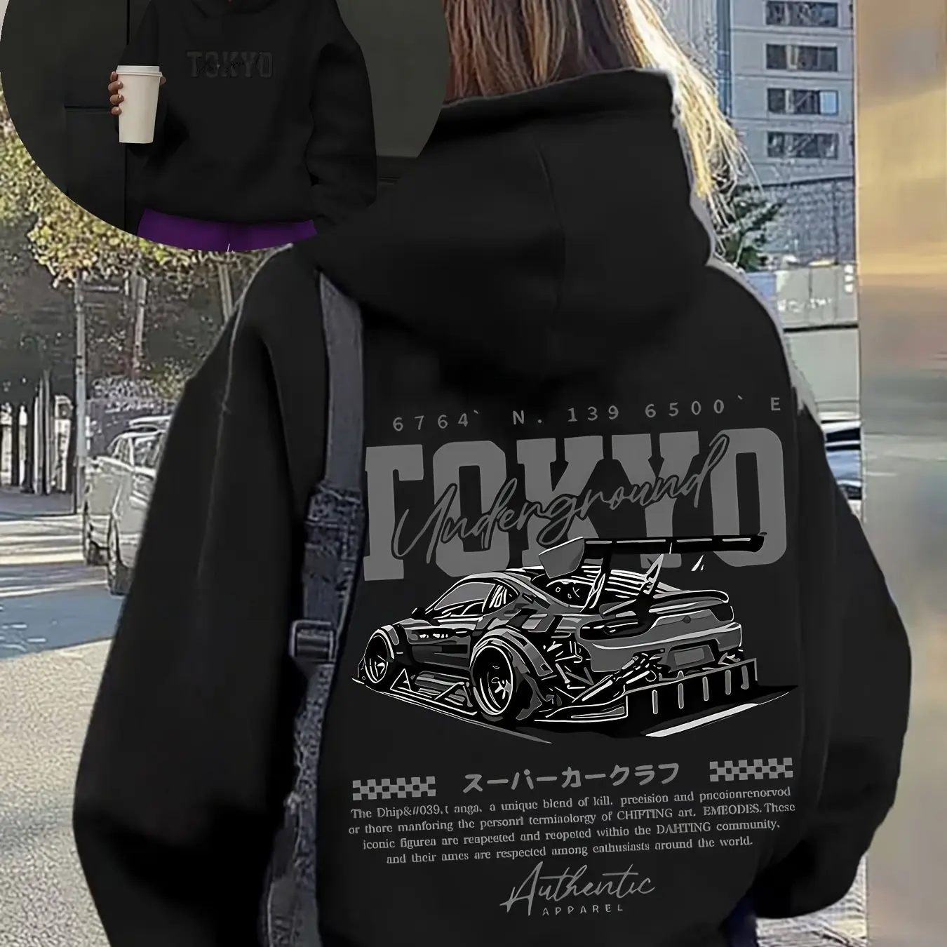 Hoodie de Streetwear Japonês p - Street Fashion In Tokyo avaliação e preço