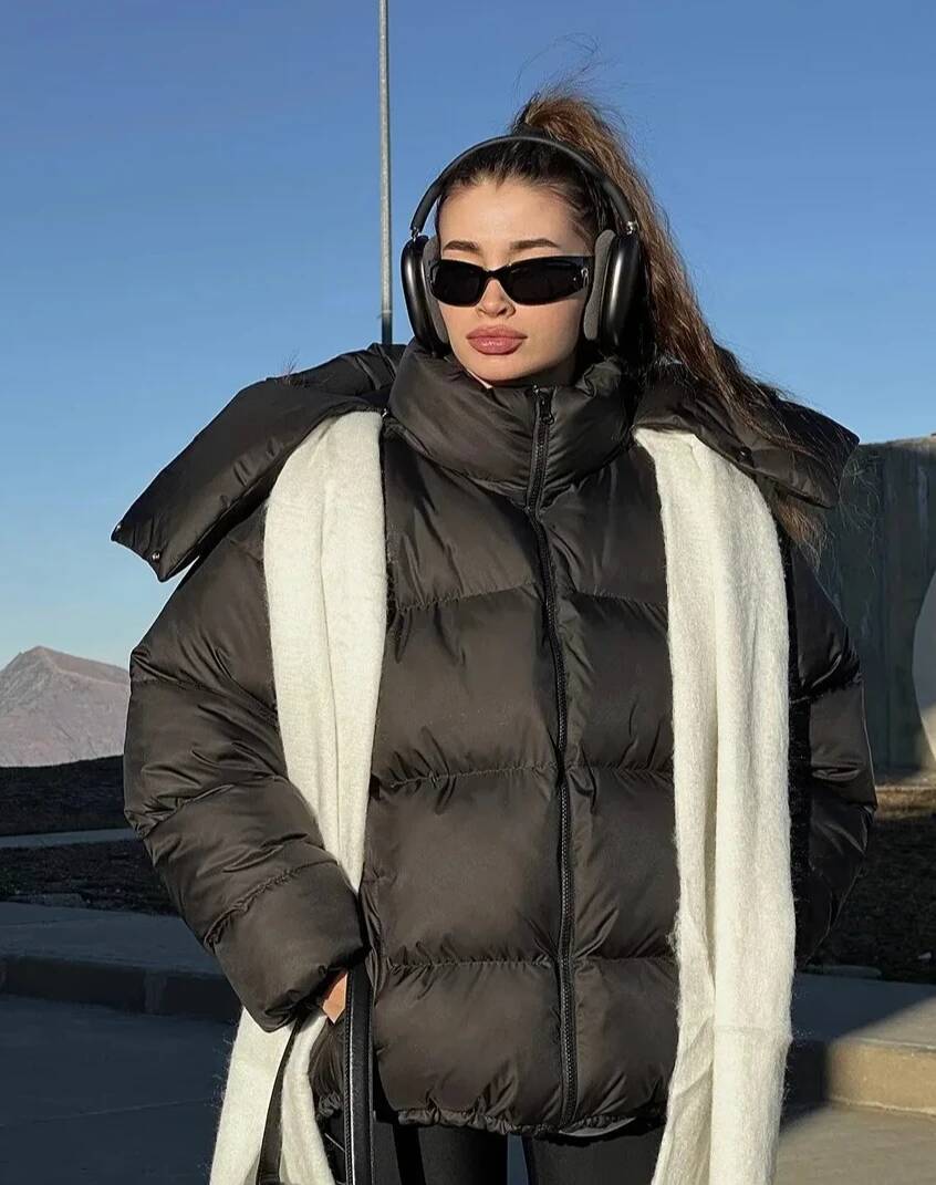 Casaco de Inverno Feminino Est - Street Fashion Taiwan avaliação e preço