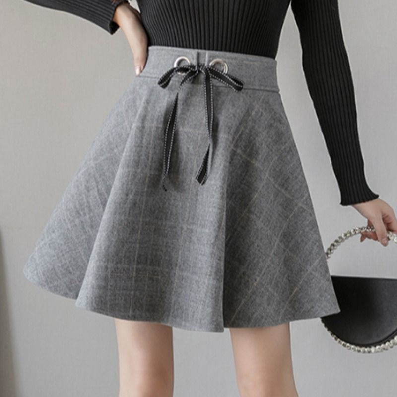 Cintura alta xadrez vintage sa - Street Fashion Now avaliação e preço