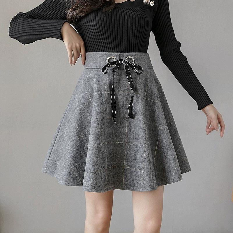 Cintura alta xadrez vintage sa - Street Fashion Now avaliação e preço