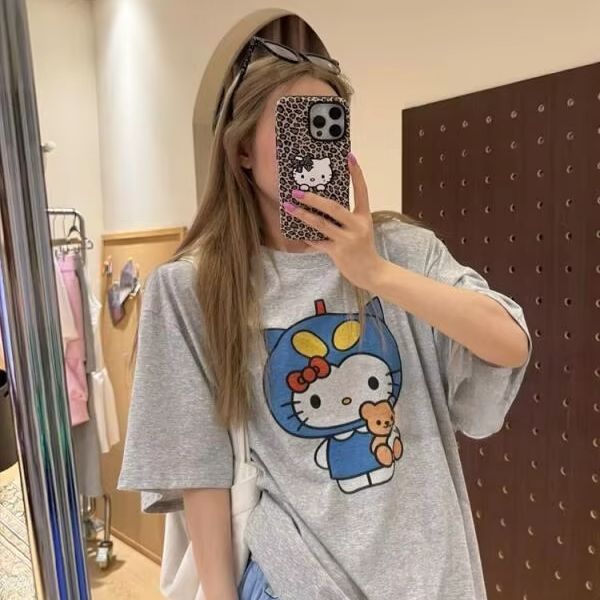 Camiseta de Manga Curta com Es - Street Fashion Jersey avaliação e preço
