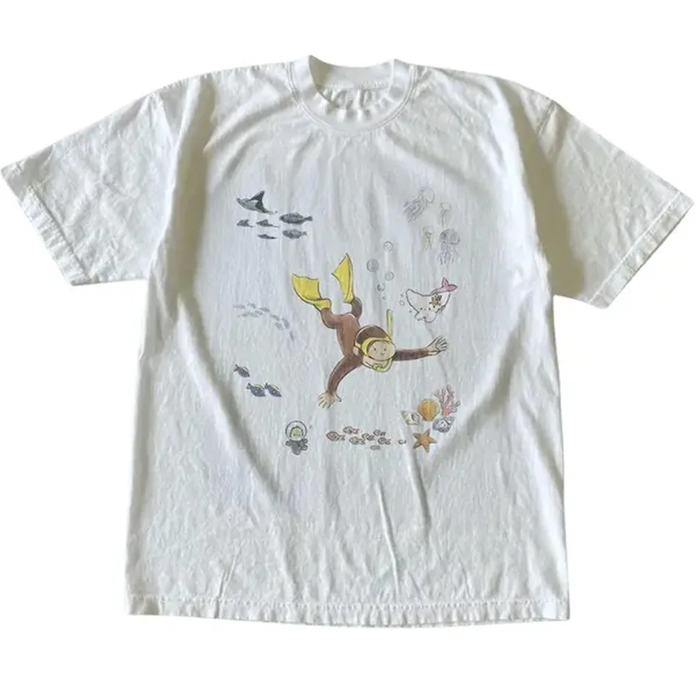 Camiseta Curious George Subaqu - Street Fashion Magazine avaliação e preço