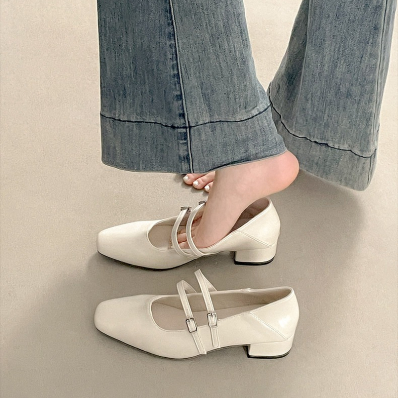 Sapatos Femininos Mary Jane de - Street Fashion Style avaliação e preço