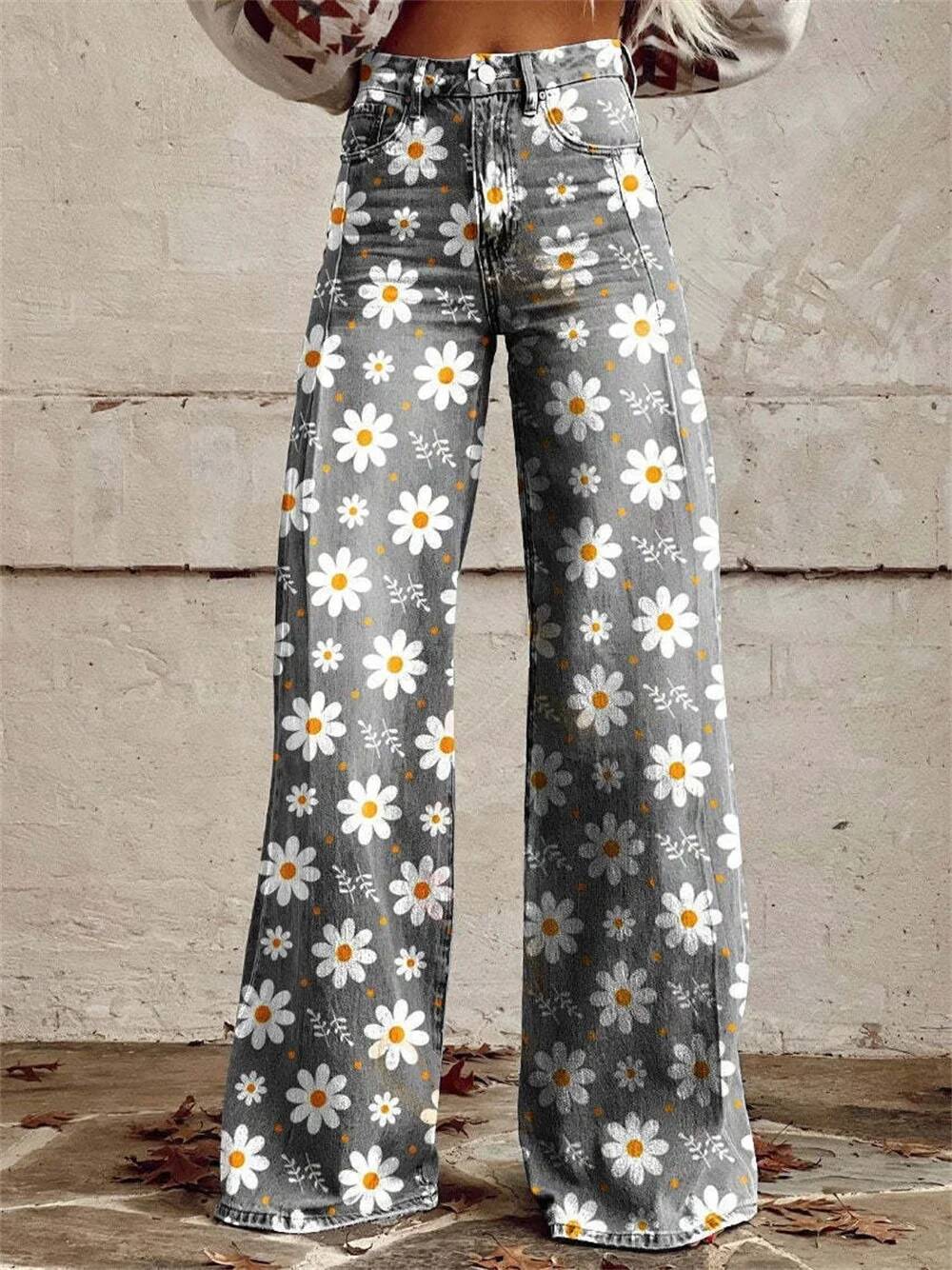 Calça Jeans Feminina Wide Leg  - Street Fashion Taiwan avaliação e preço
