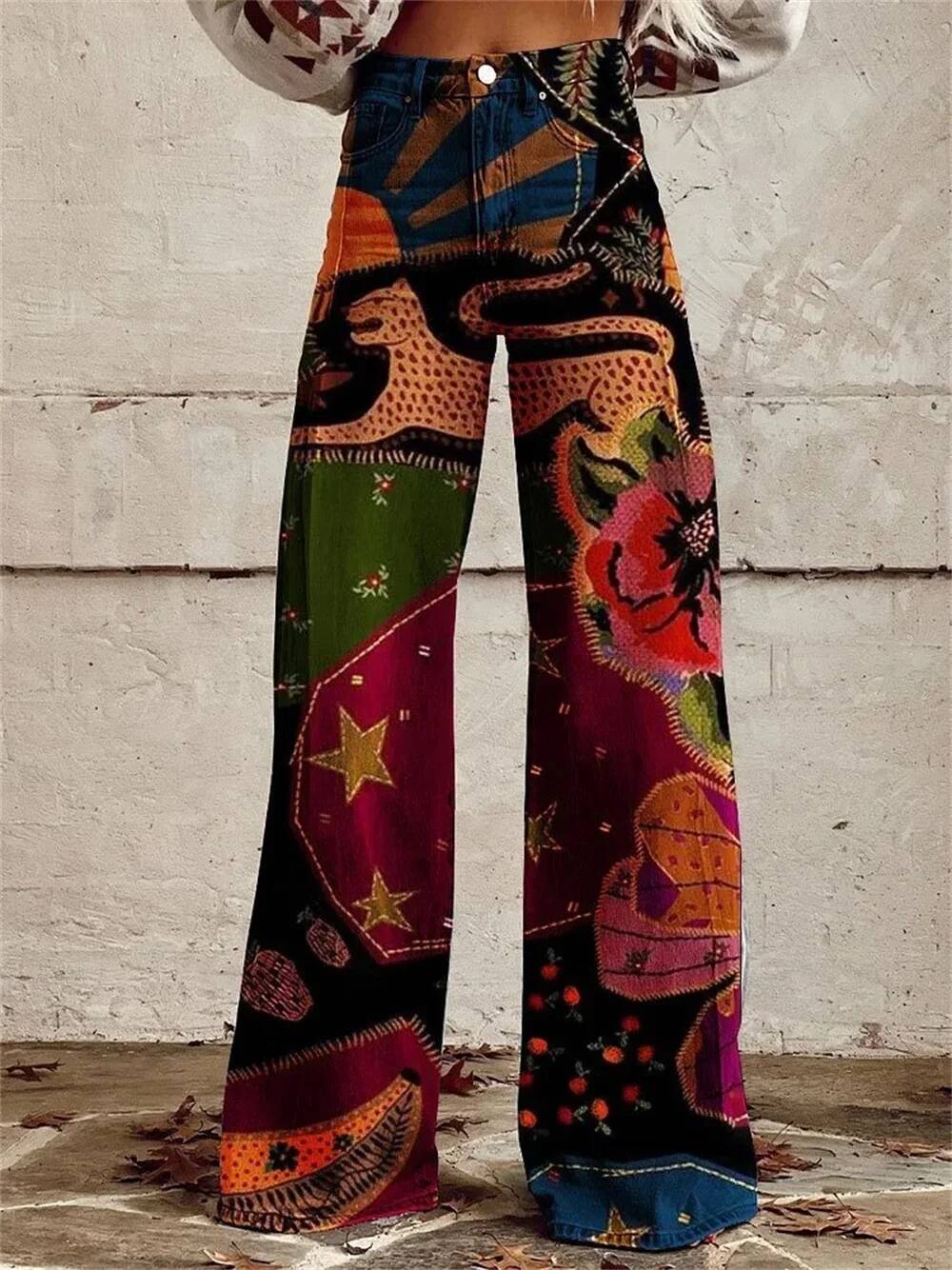 Calça Jeans Feminina Wide Leg  - Street Fashion Taiwan avaliação e preço